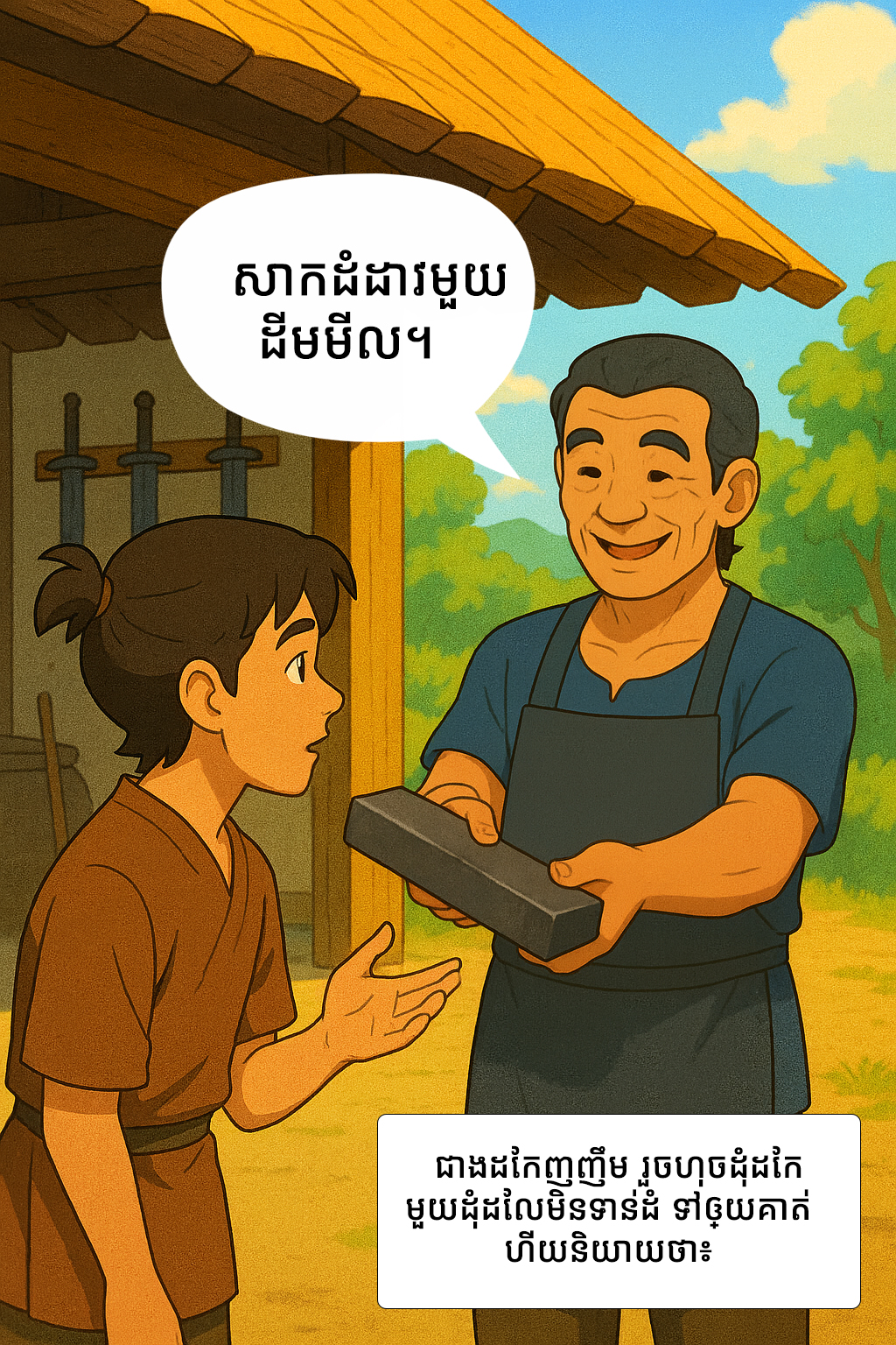 ជាងដែក និង ដាវ: Oneshot